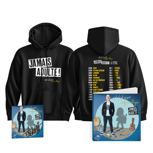 PACK SUPERFAN (Dédicacé) + T shirt / Hoodie au choix + CD Livre collector