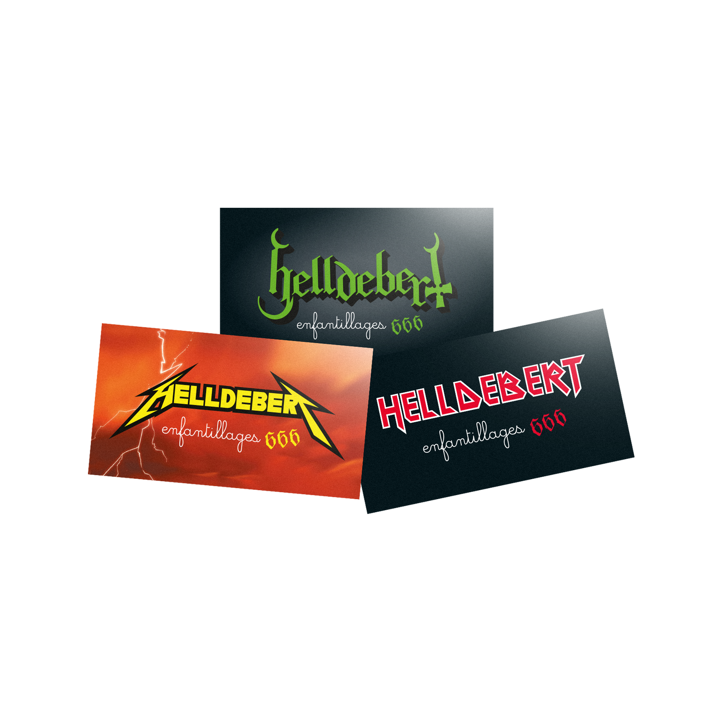 LOT DE 3 MAGNETS - HELLDEBERT